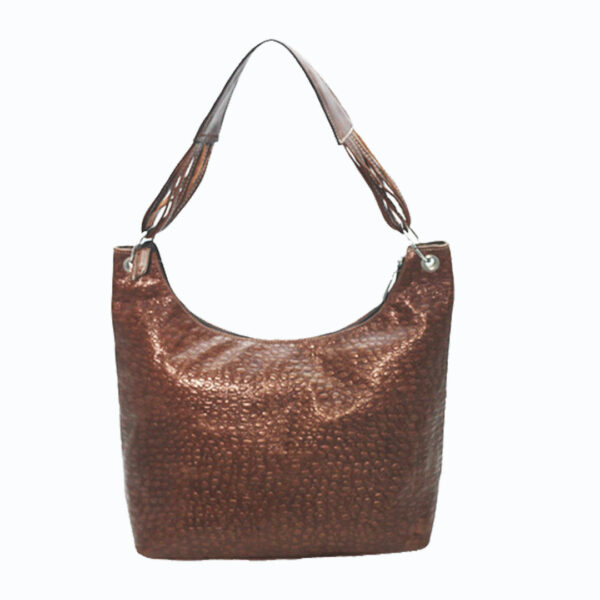 Sac à main en cuir de chameau pour femme - Image 2