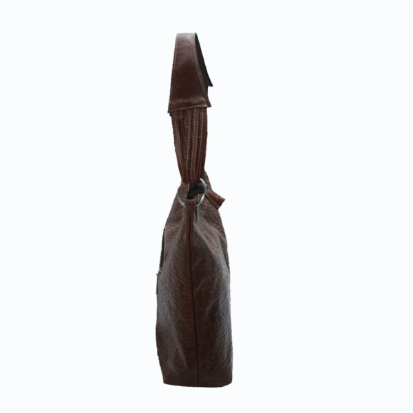 Sac à main en cuir de chameau pour femme - Image 3