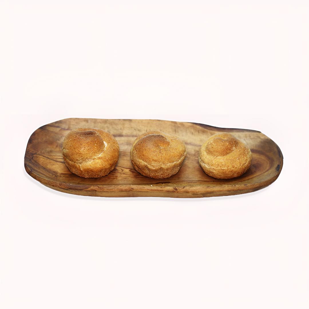 Oval olive wood platter, shallow